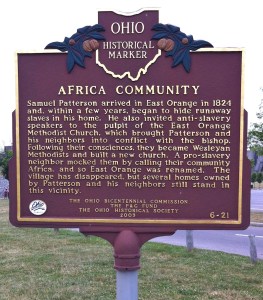 AFRICA OHIO MARKER 6-21